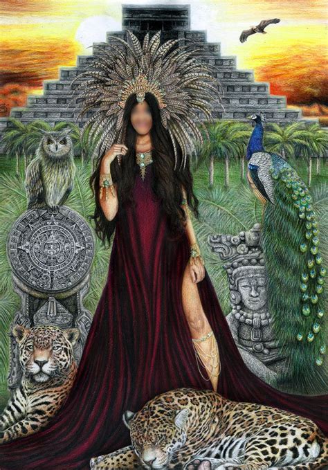aztec princess art